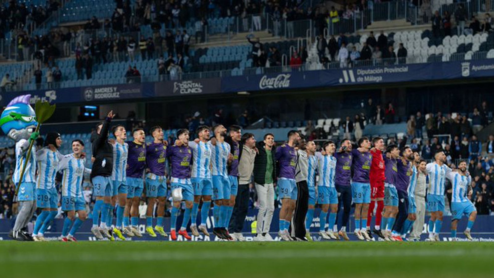 Málaga en La Rosaleda