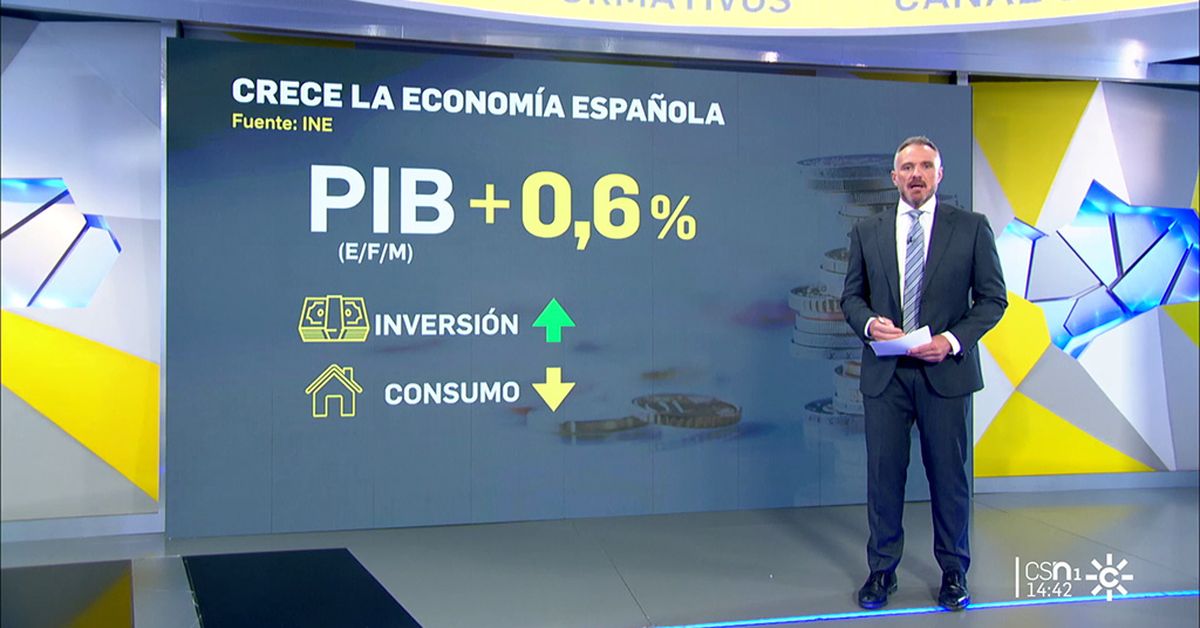 La economía española crece un 0,6% hasta marzo y un 4,2% en el último año