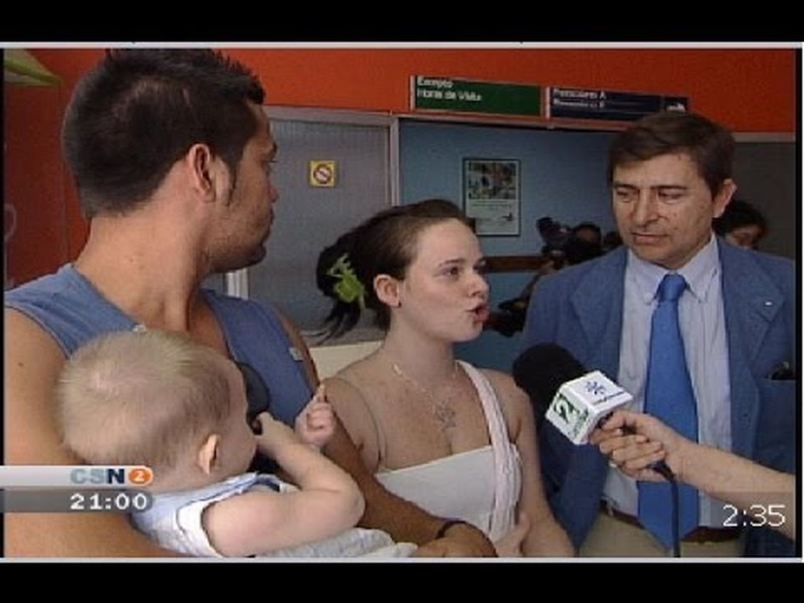 Bebés con con tumor bronquial y corazón arficial, intervenciones pioneras en Andalucía (2009)