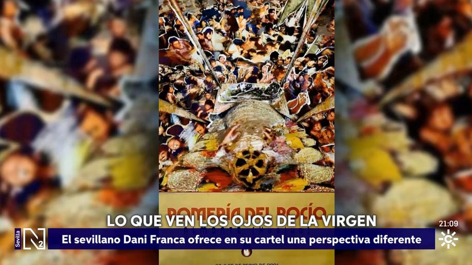 Cartel romería del Rocío