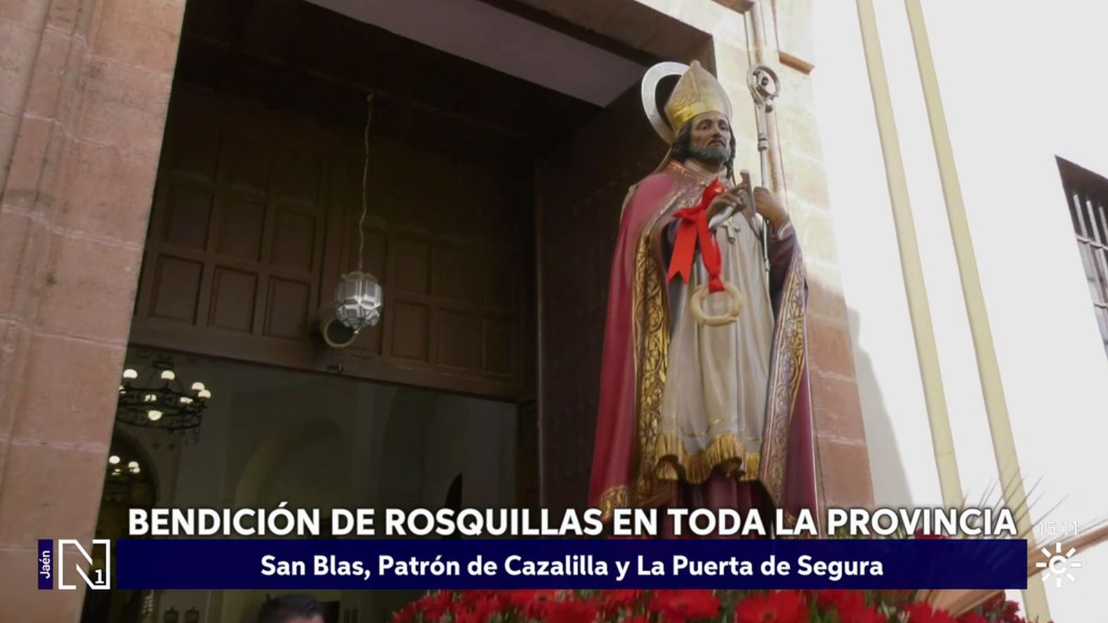 Jaén celebra con roscas, roscos y rosquillas San Blas
