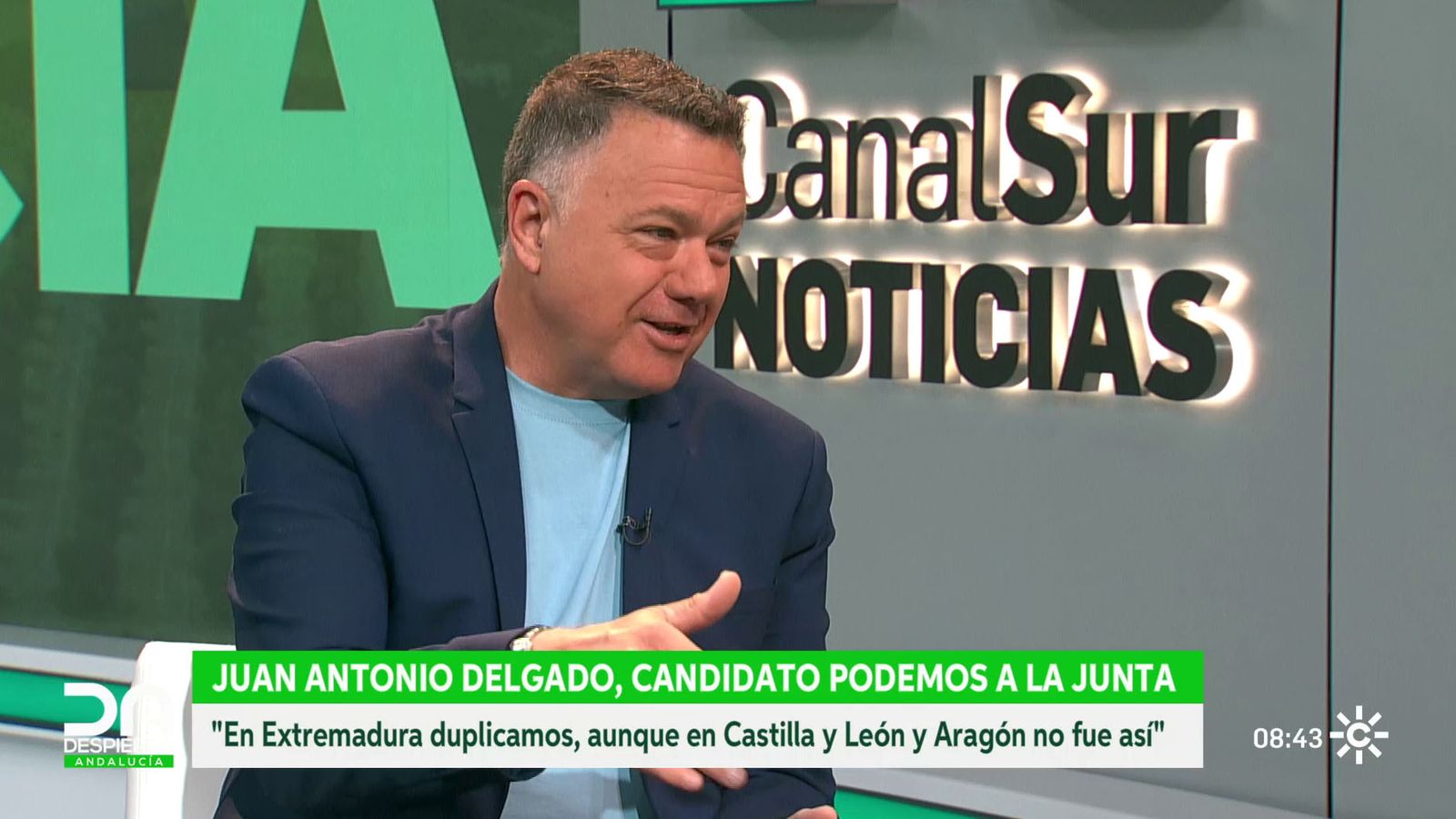 Juan Antonio Delgado, candidato de Podemos en Andalucía