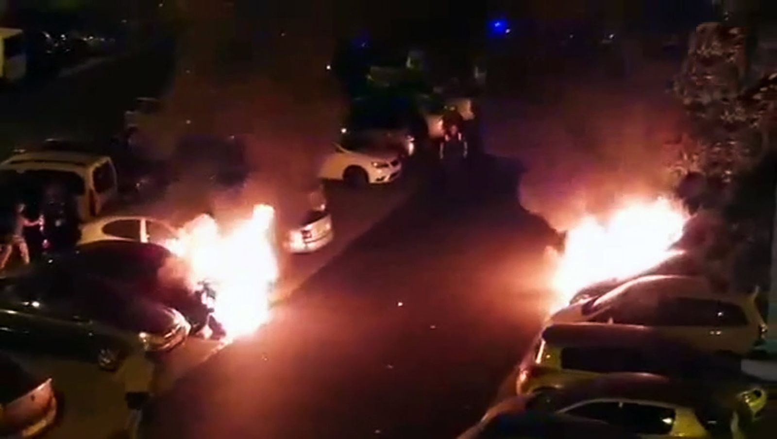 Jerez Coches incendiados
