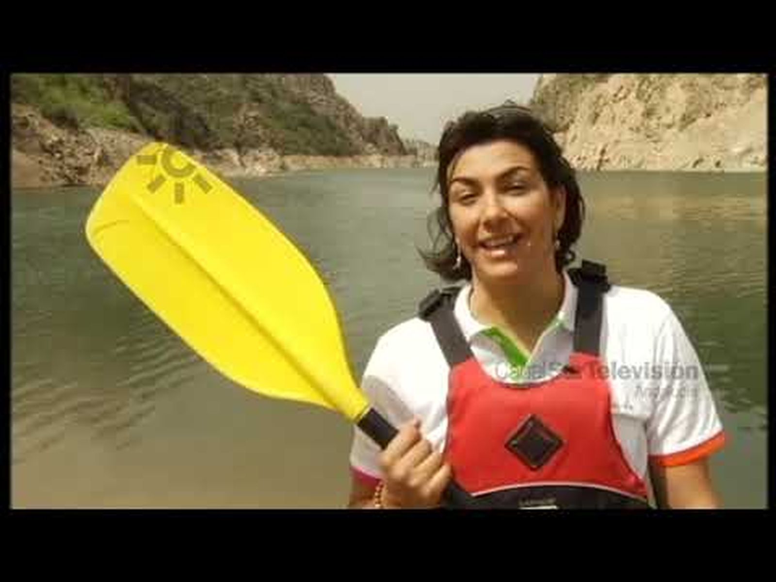 María José Rienda, esquiadora granadina, en el Parque Nacional de Sierra Nevada