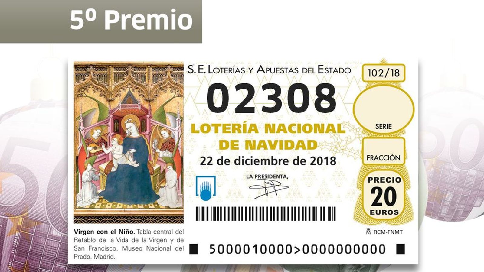 Quinto premio 2308
