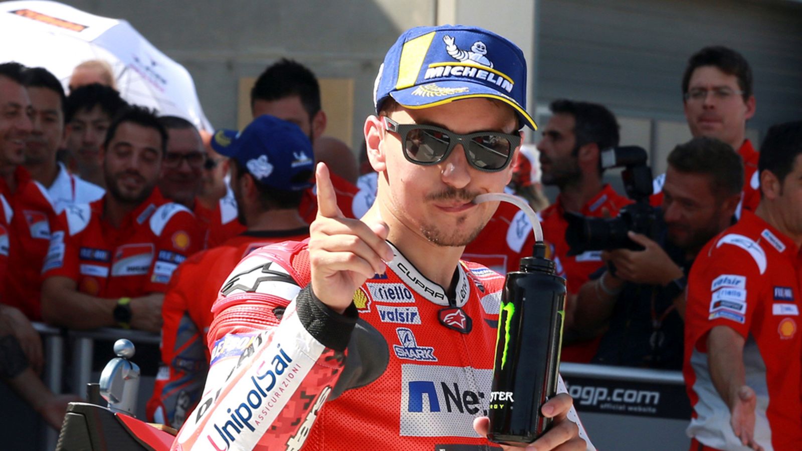 El piloto de Moto GP Jorge Lorenzo
