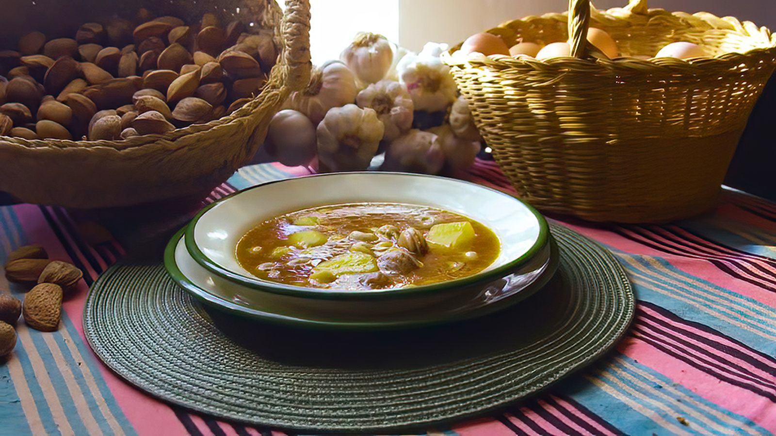 El ajo colorao con caracoles de Chirivel para chuparse hasta los dedos