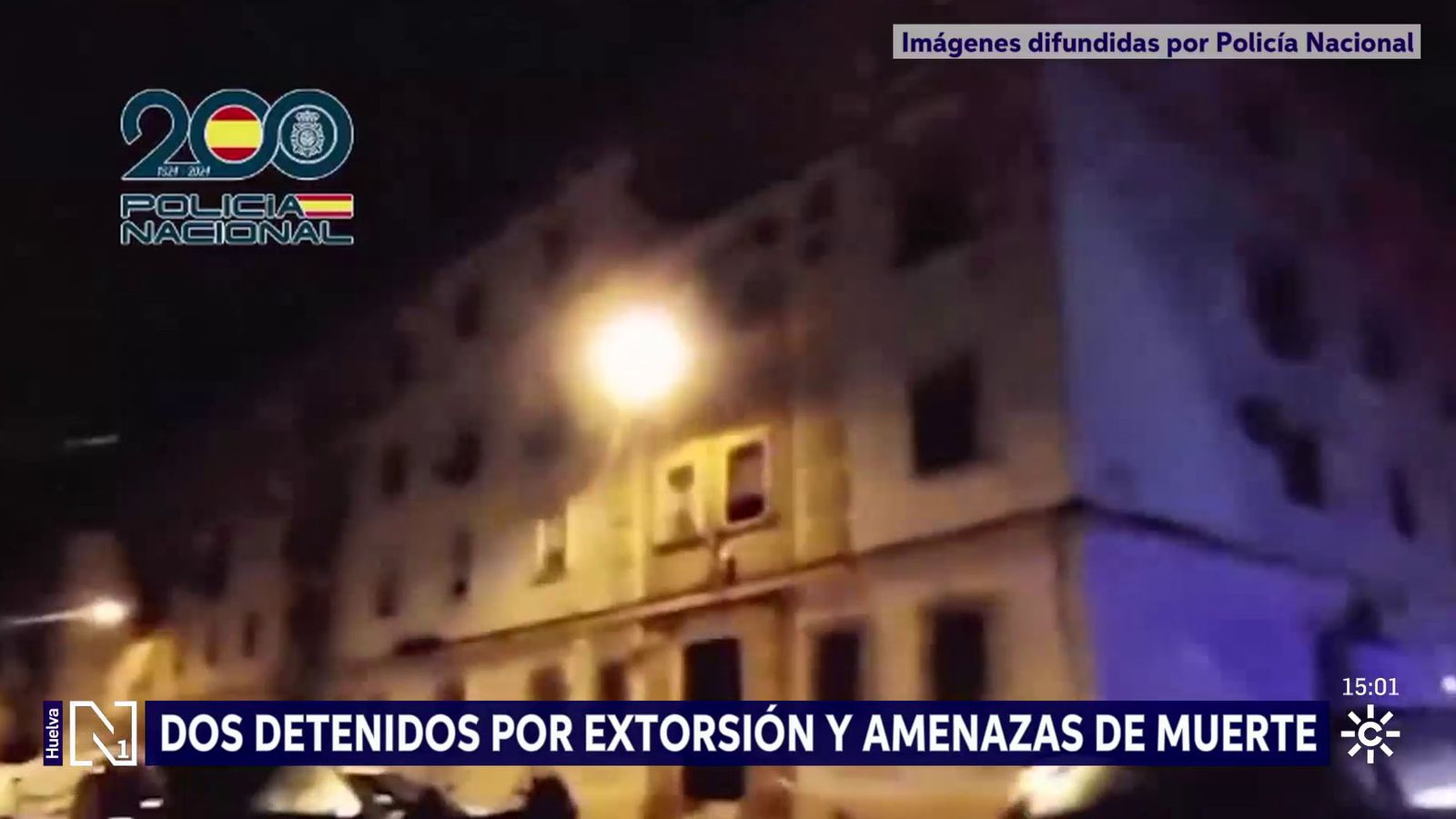 Detenidos por extorsión en Huelva