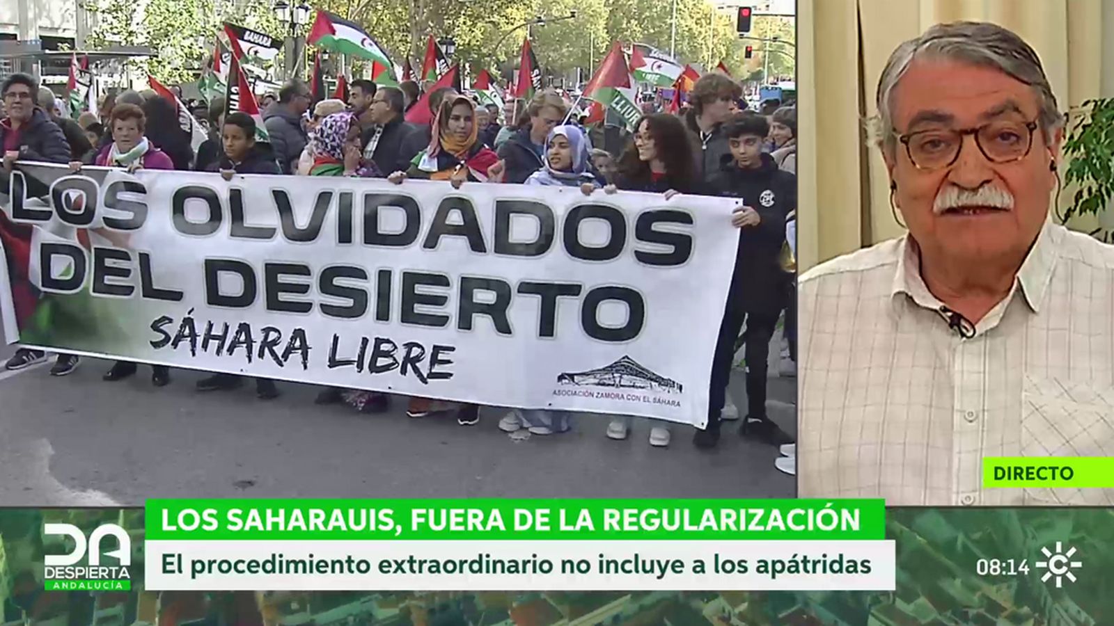 Antonio Martínez, secretario de la Asociación de Amigos del Pueblo Saharaui de Sevilla