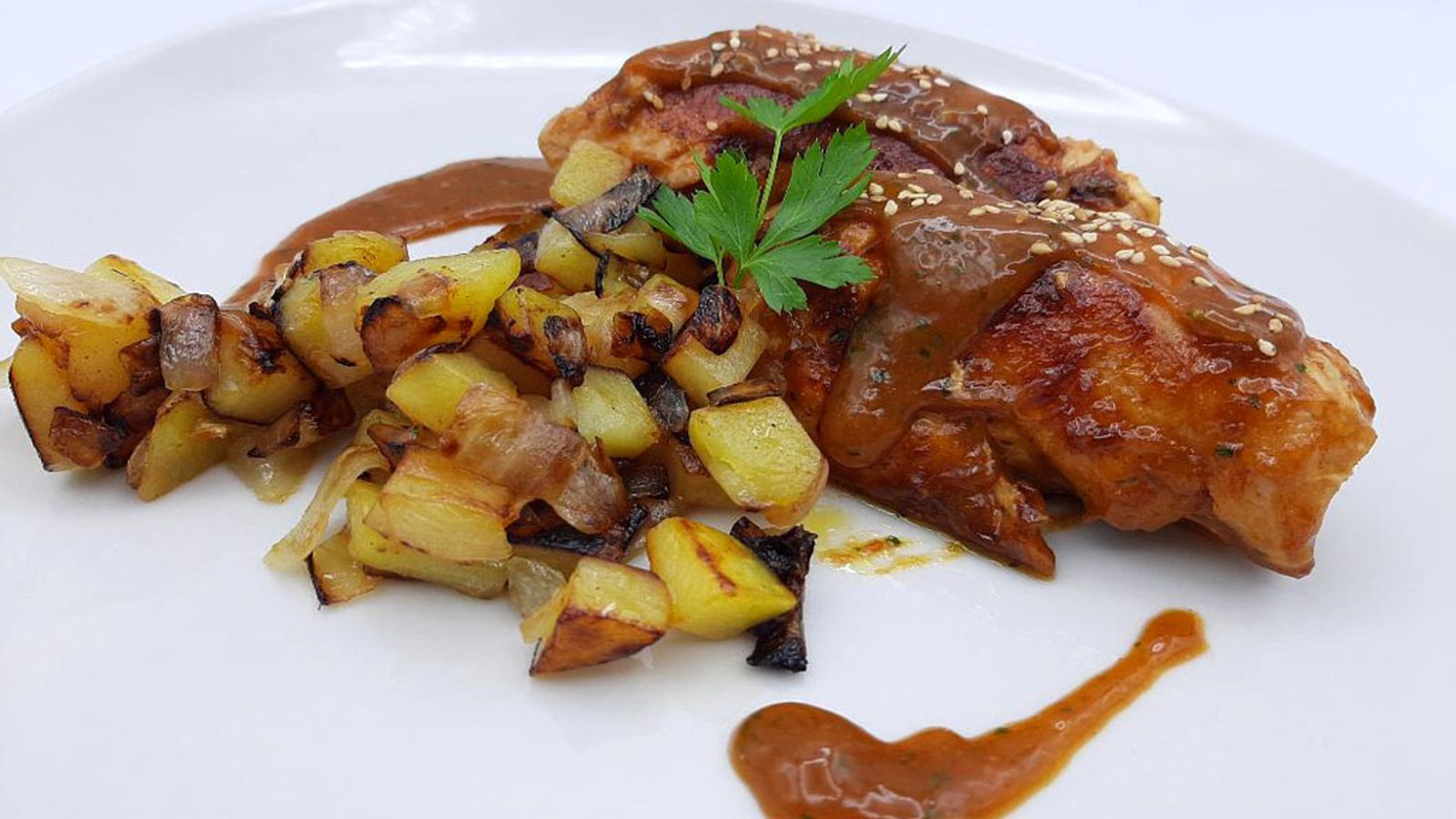 Cómetelo. Pollo con salsa de mango  28/09/21  1024x576