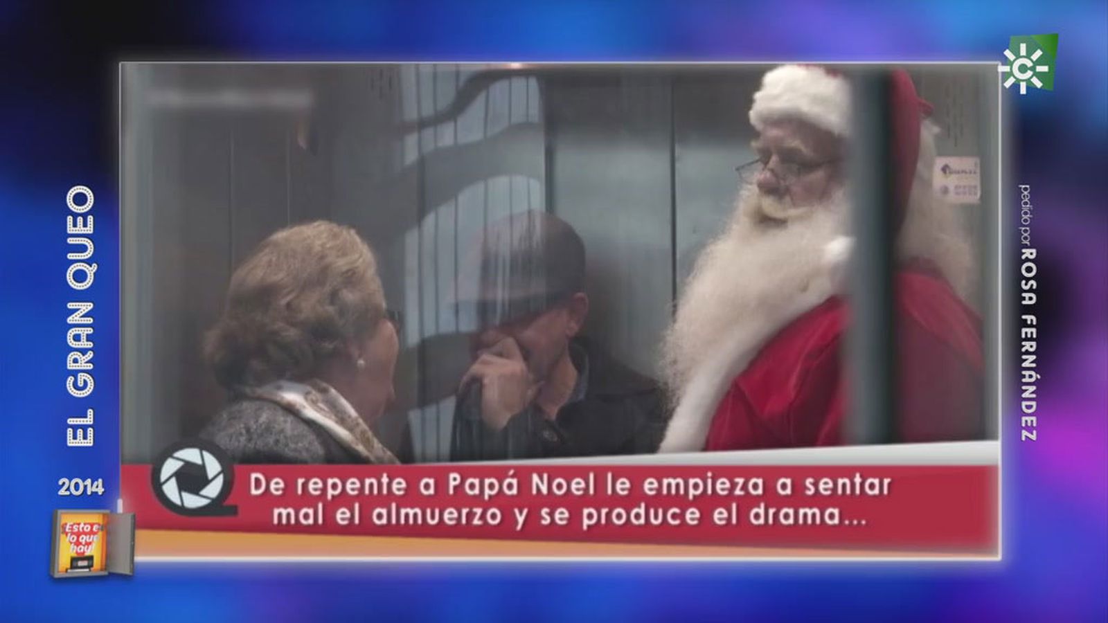 Esto es lo que hay camara oculta papa noel  27/12