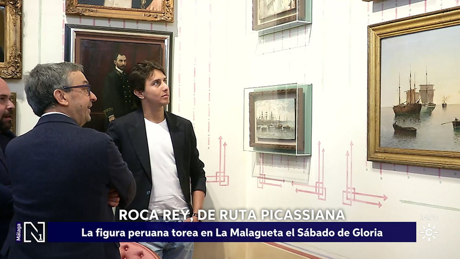 Roca Rey, de ruta picassiana antes de la corrida del sábado de Gloria en la Malagueta
