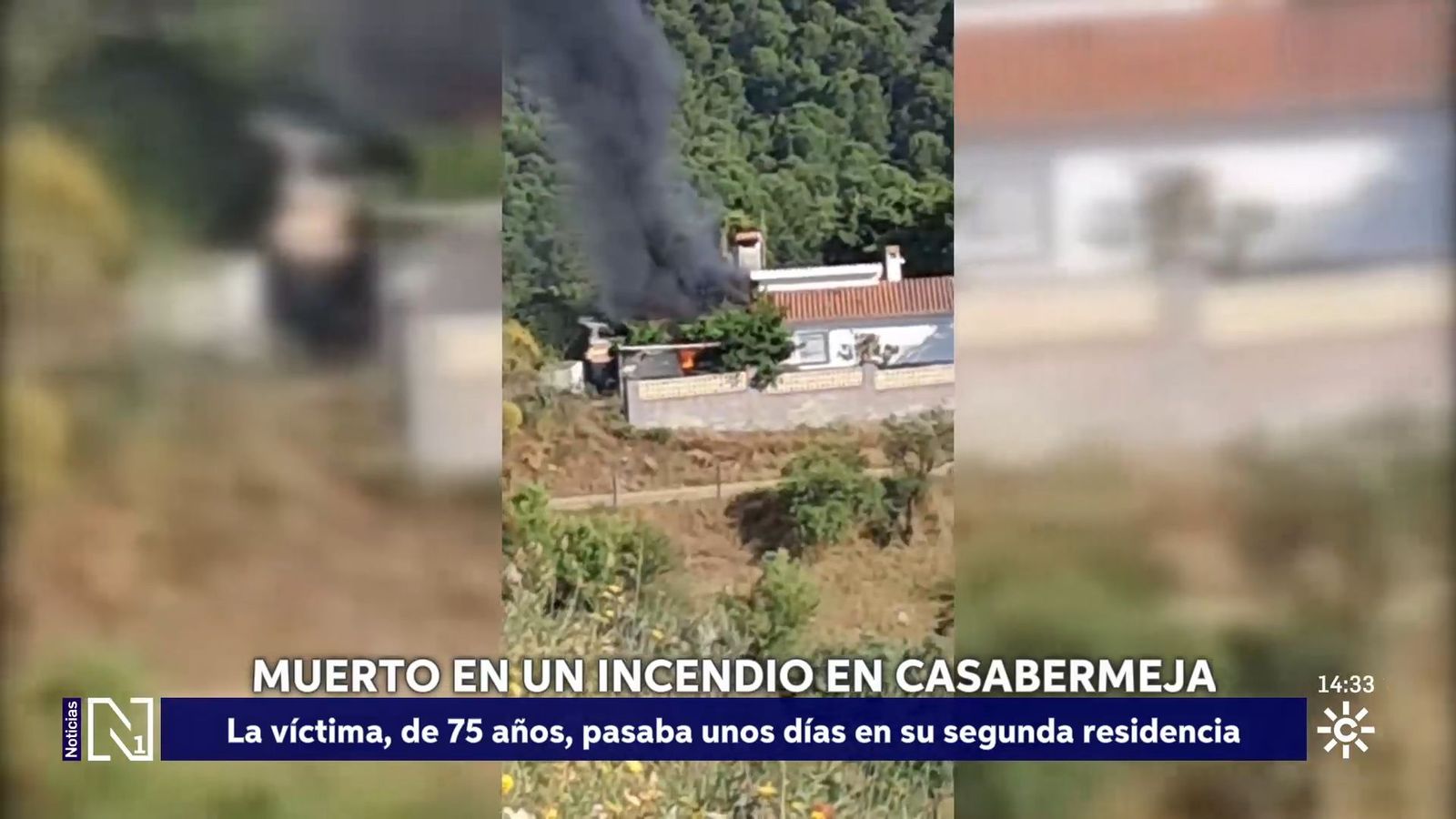 Muere un hombre en un incendio en Casabermeja