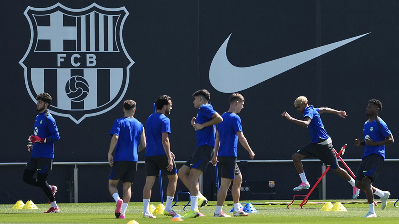 Entrenamiento del Barcelona