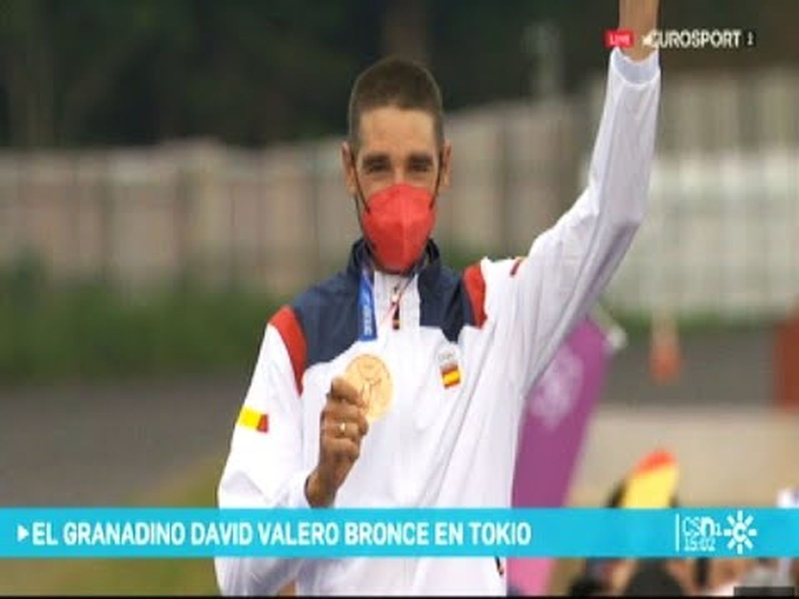 David Valero, ciclista,  Medalla de bronce en los Juegos Olímpicos de Tokio en Cross Country
