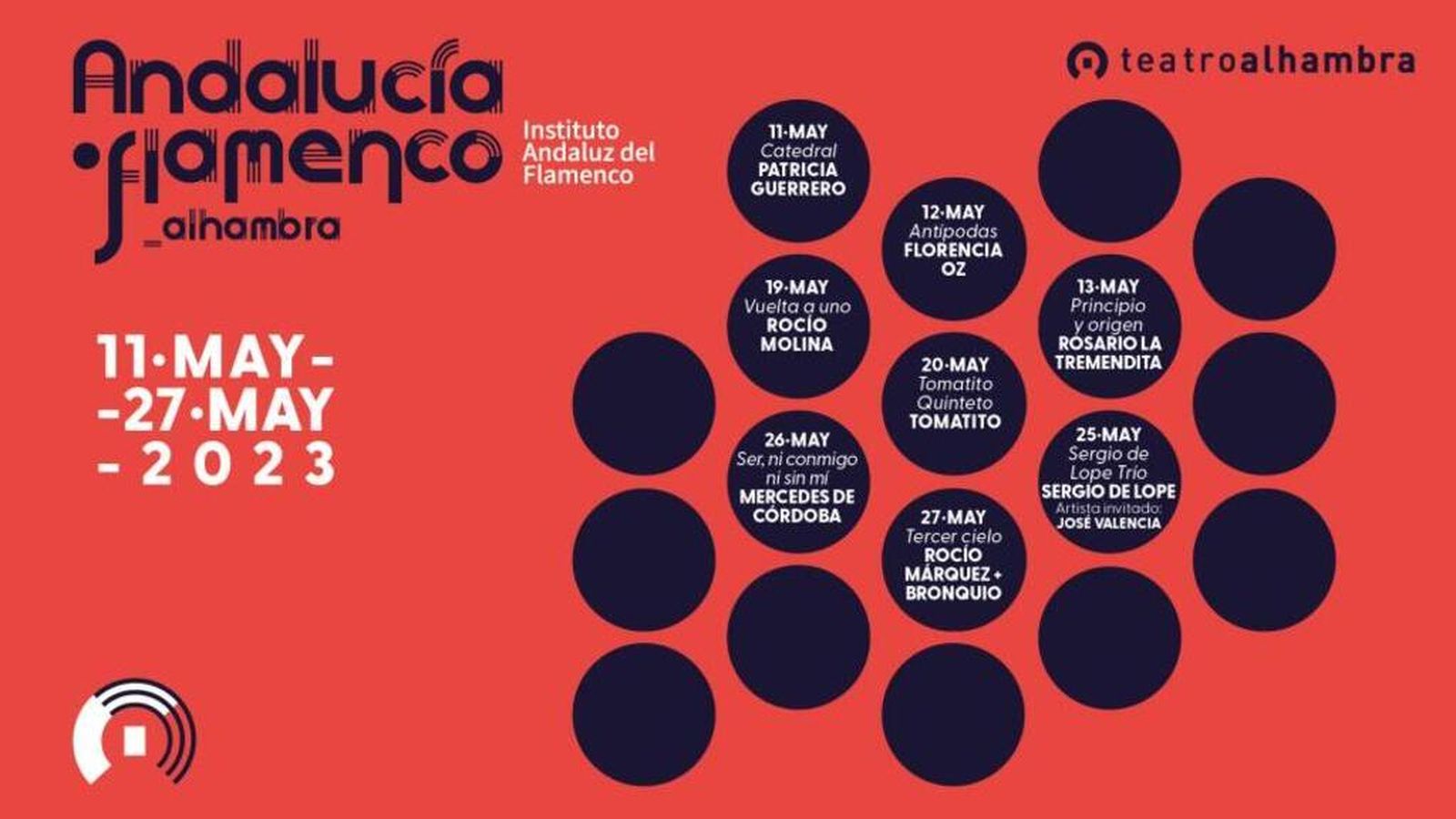 Cartel Andalucía Flamenco 2023