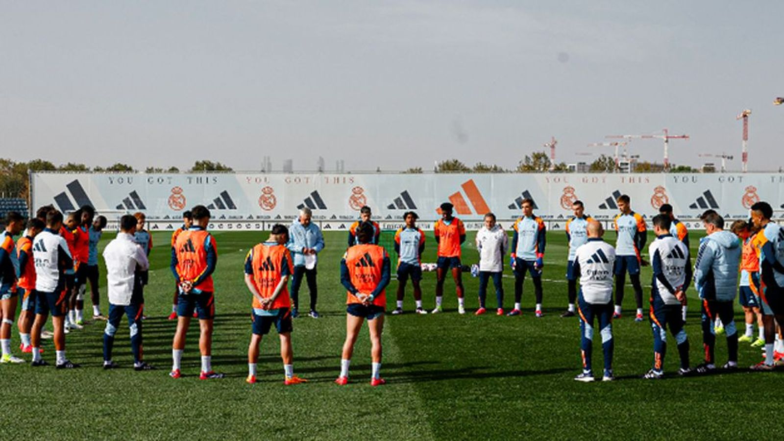 Minuto de silencio del Real Madrid