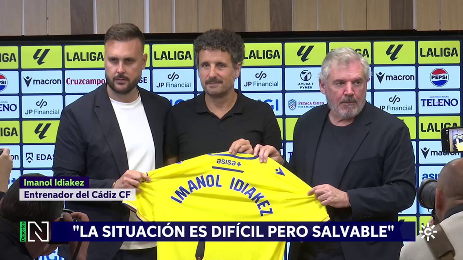 El Cádiz presenta a Idiaquez