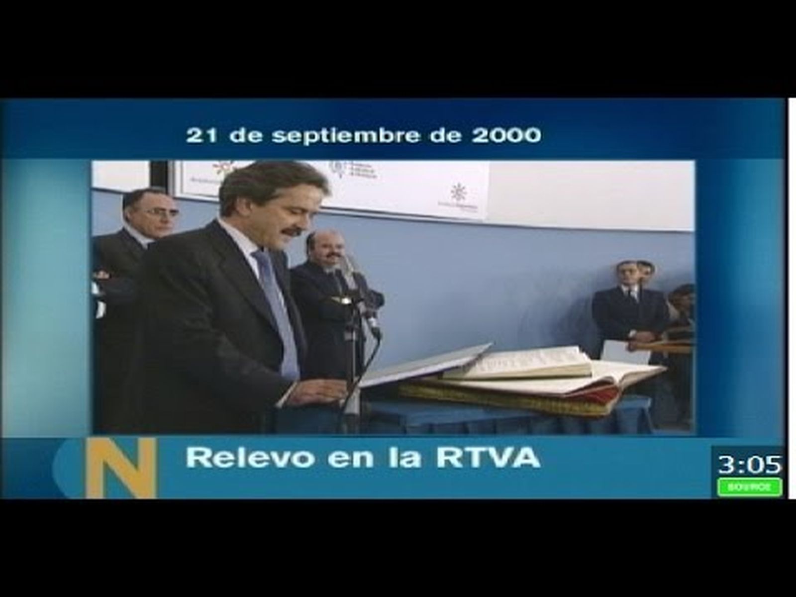 El periodista Rafael Camacho, director general de la RTVA (2000)