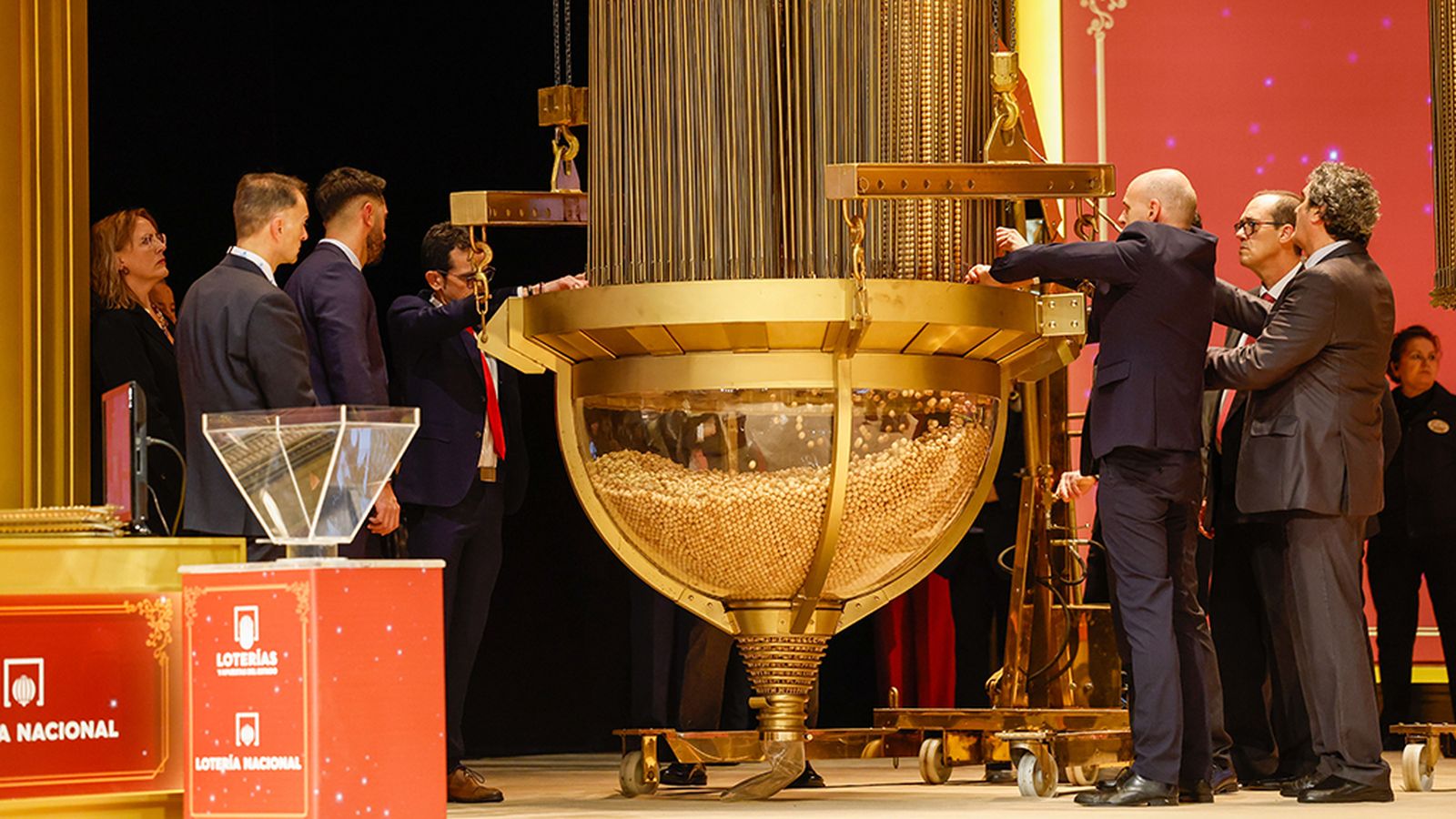 Bombos del Sorteo de Navidad, el Gordo