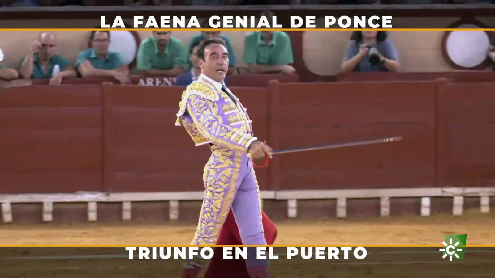 La despedida de Ponce en El Puerto de Santa María, digna del Orobroy