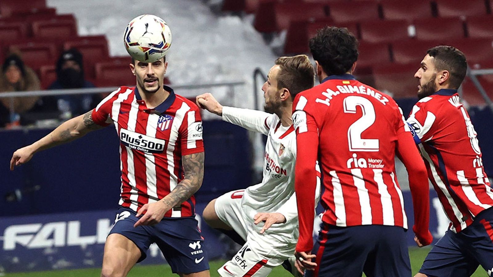 El Sevilla cae ante el Atlético de Madrid