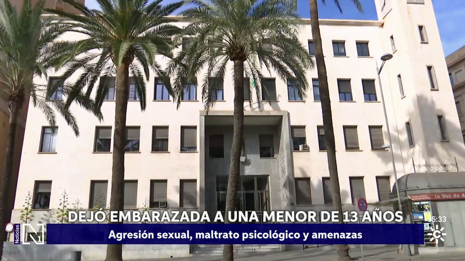 Condenado por agresión sexual y maltrato a una menor de 13 años a la que dejó embarazada