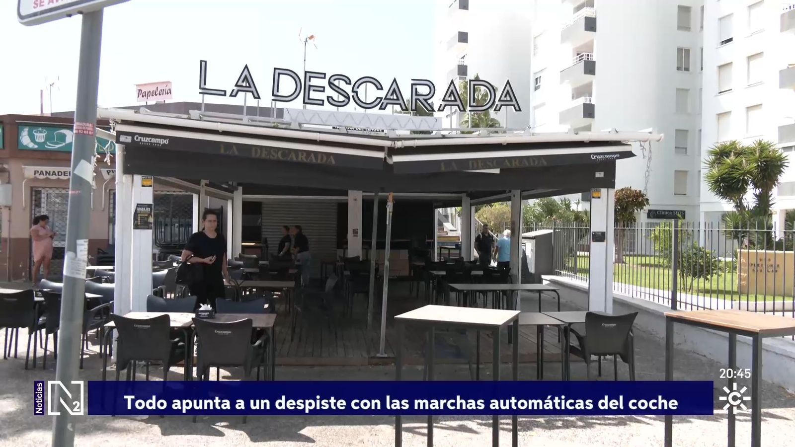 Seis heridos en un atropello en la terraza de un bar de El Puerto de Santa María