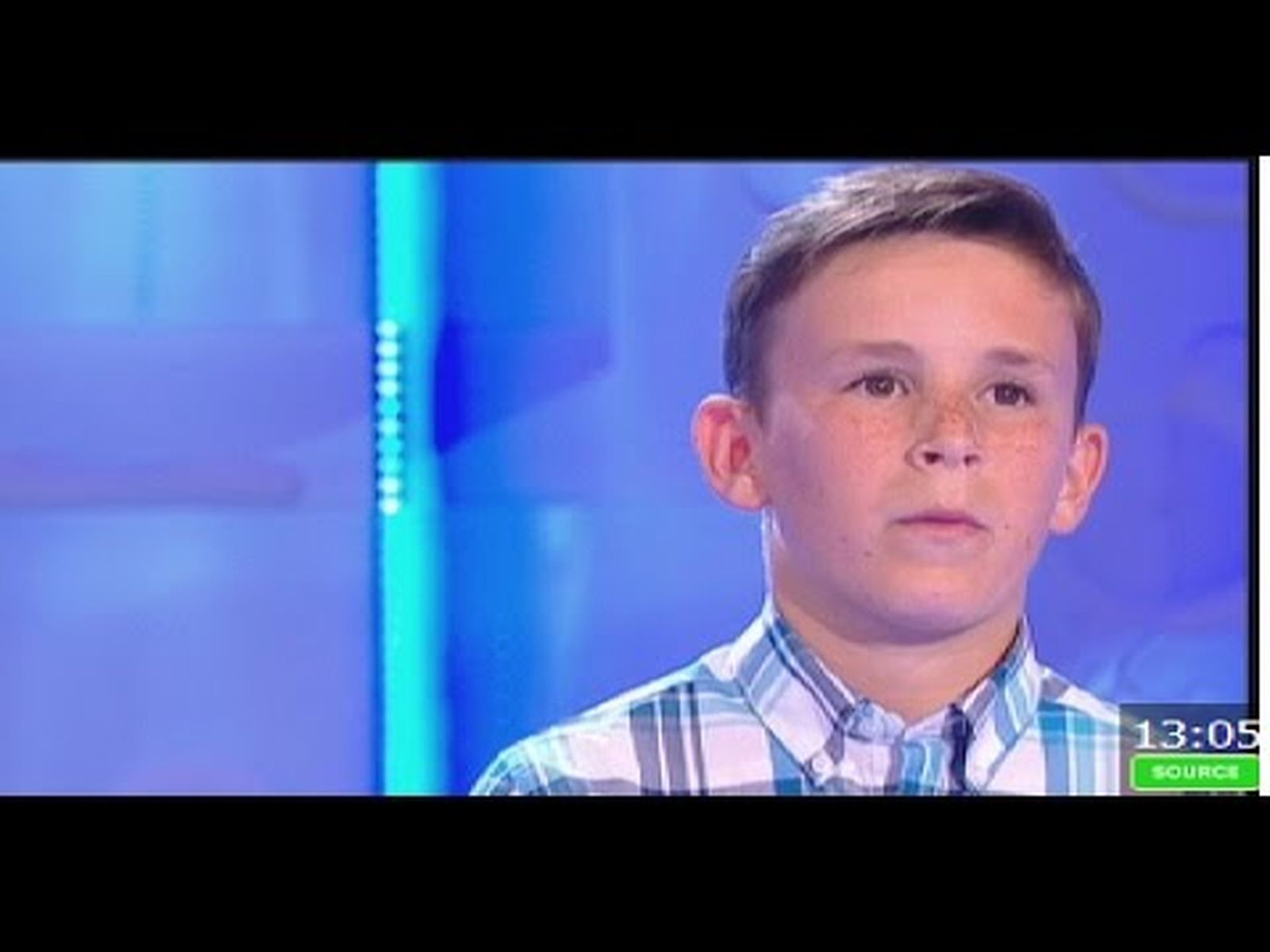 José María, Voz Kids 2015, con 10 años canta "El abuelo" en Menuda Noche