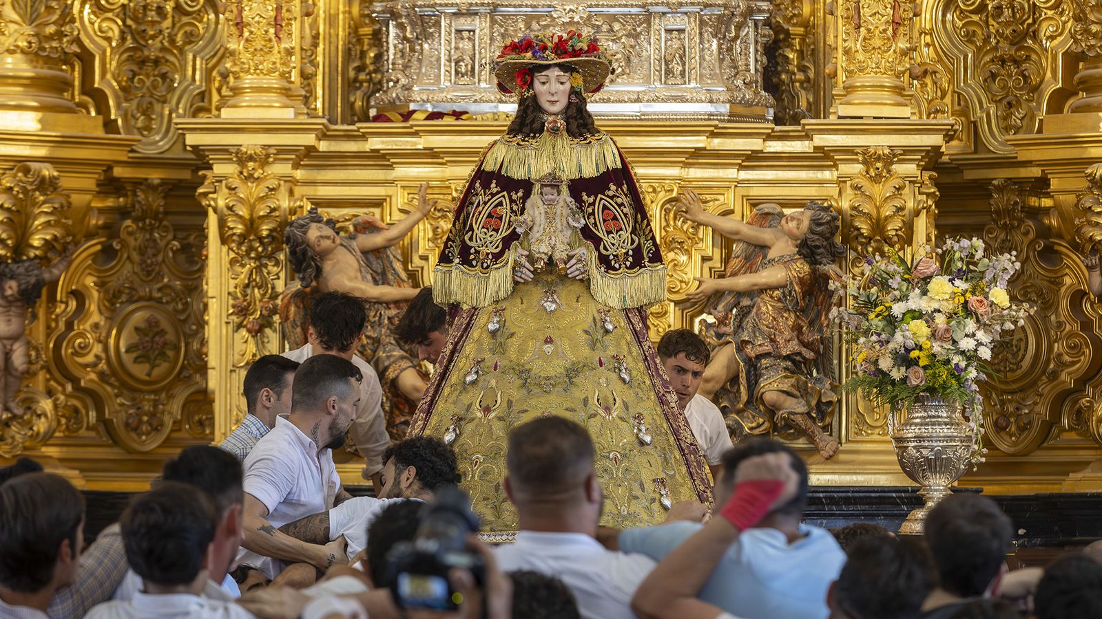 Salto de la Reja en la Venida de la Virgen.