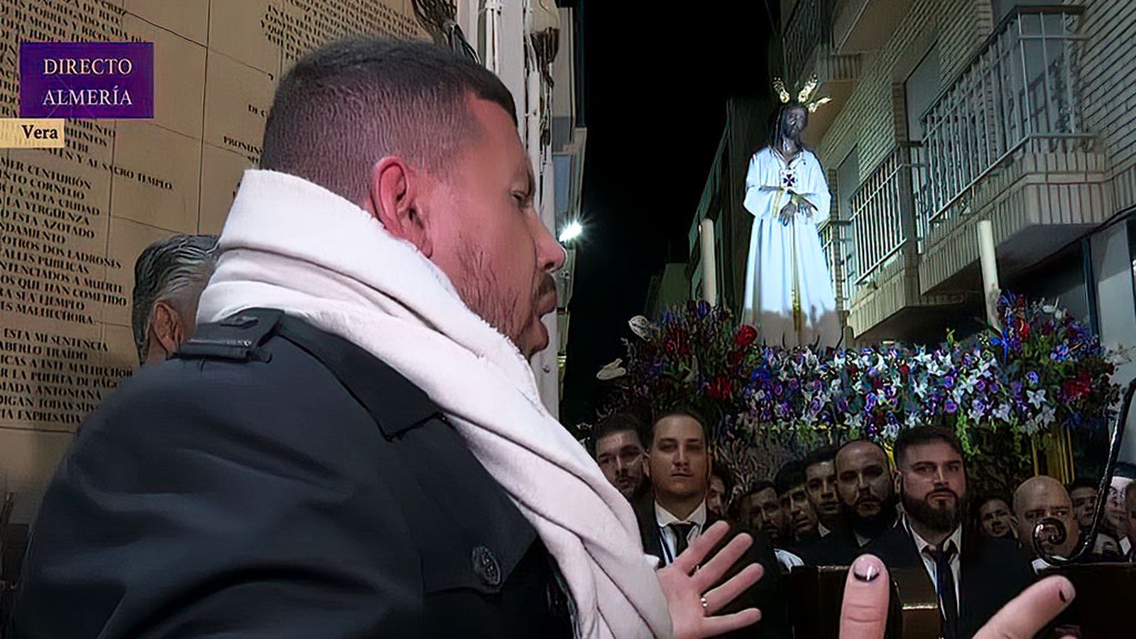 Jesús Cautivo y Virgen de la Pureza, noche de saetas en Vera