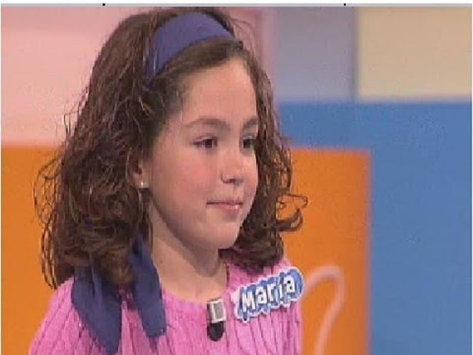 María Parrado, con ocho años, por primera vez en "Menuda Noche"