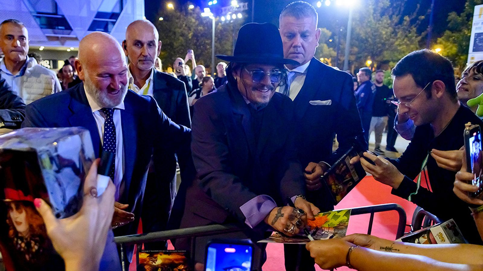 Johnny Depp deslumbra en Sevilla