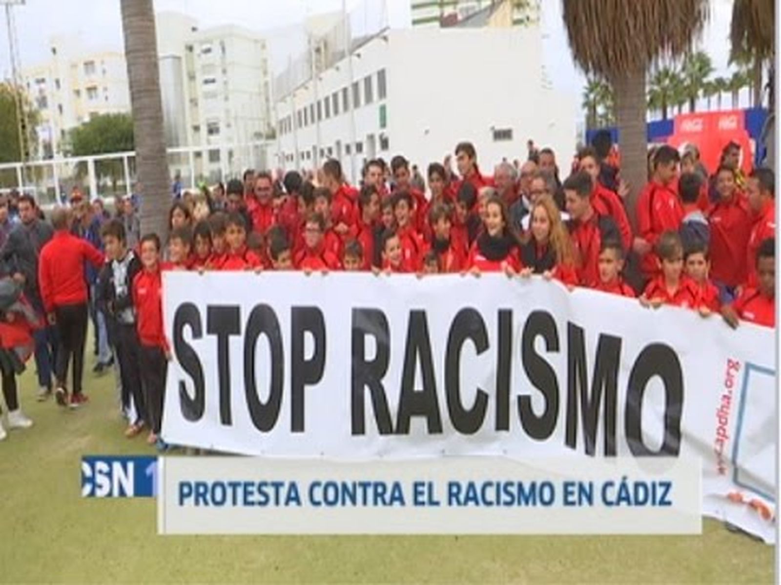 Rechazo al racismo en el Fútbol base  de Cádiz