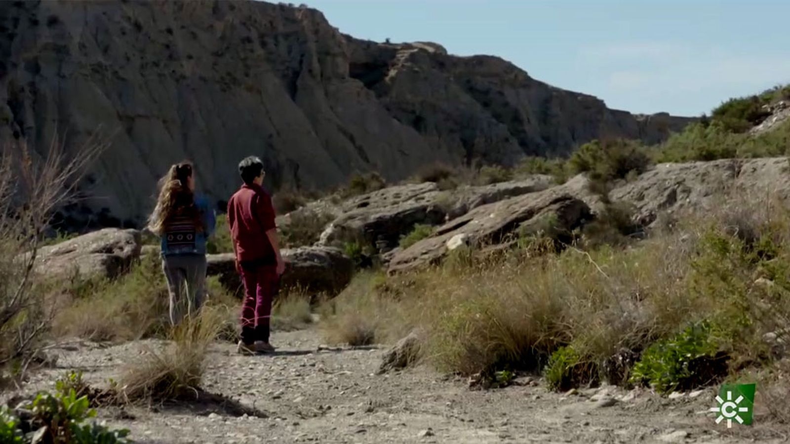Cristina nos enseña el desierto de Tabernas donde cuenta con una empresa de turismo activo