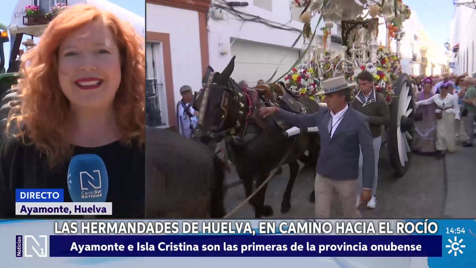 Ayamonte despide a su hermandad del Rocío
