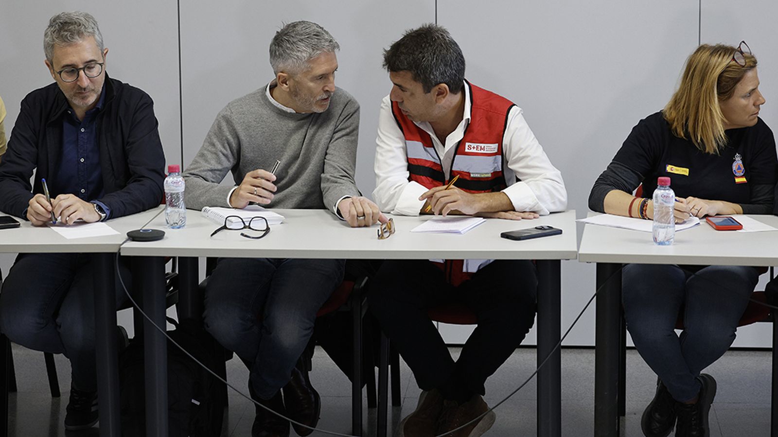 Mazón y Marlasca en la DANA de Valencia