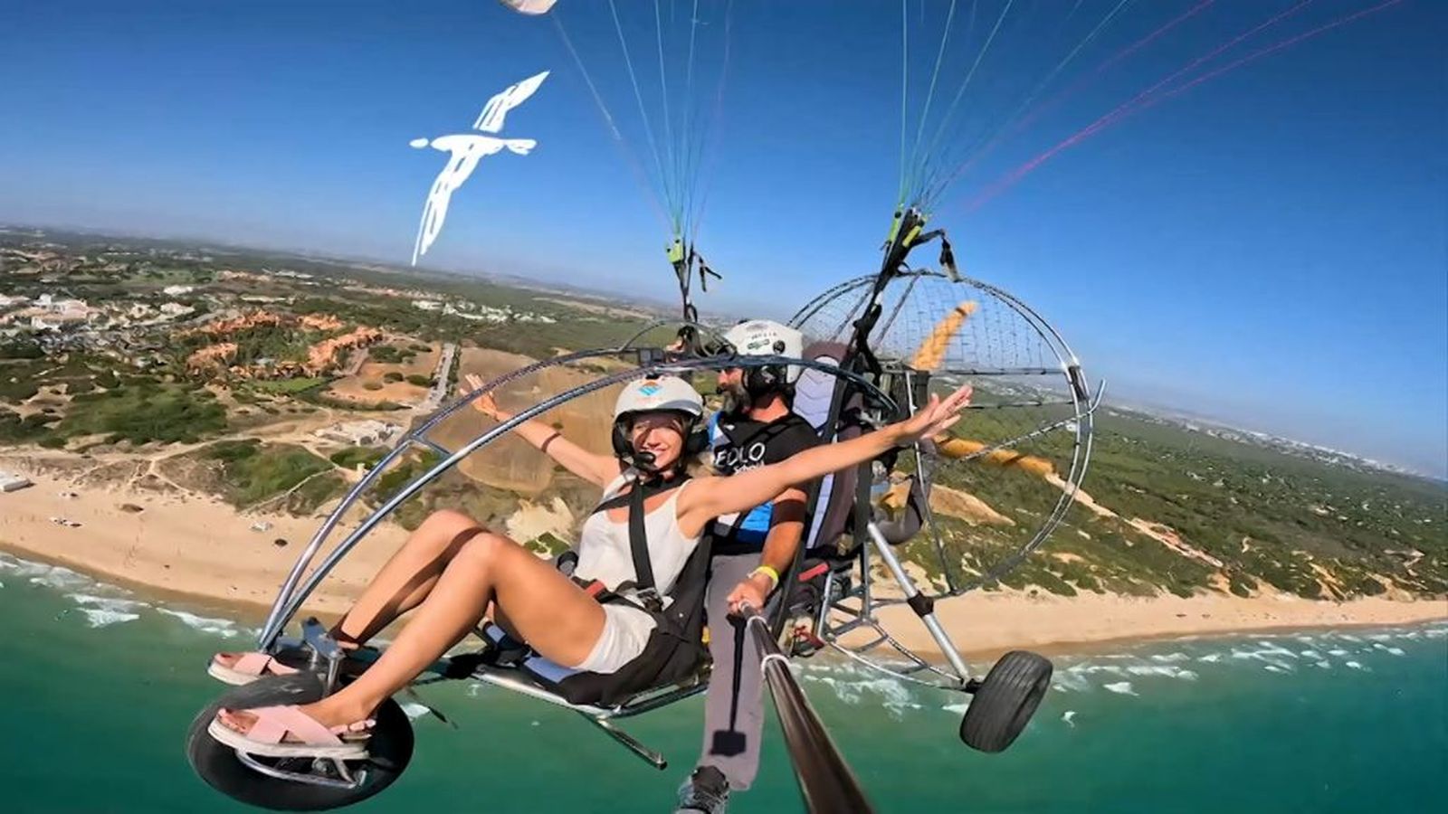 La magia de Chiclana también a vista de pájaro