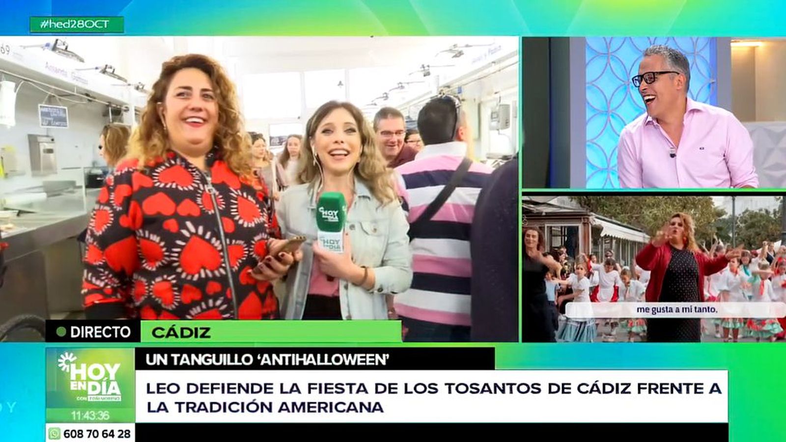 Leo y su coplilla anti Halloween: ¡Venga ya, Halloween, esas cosas no son las de aquí!
