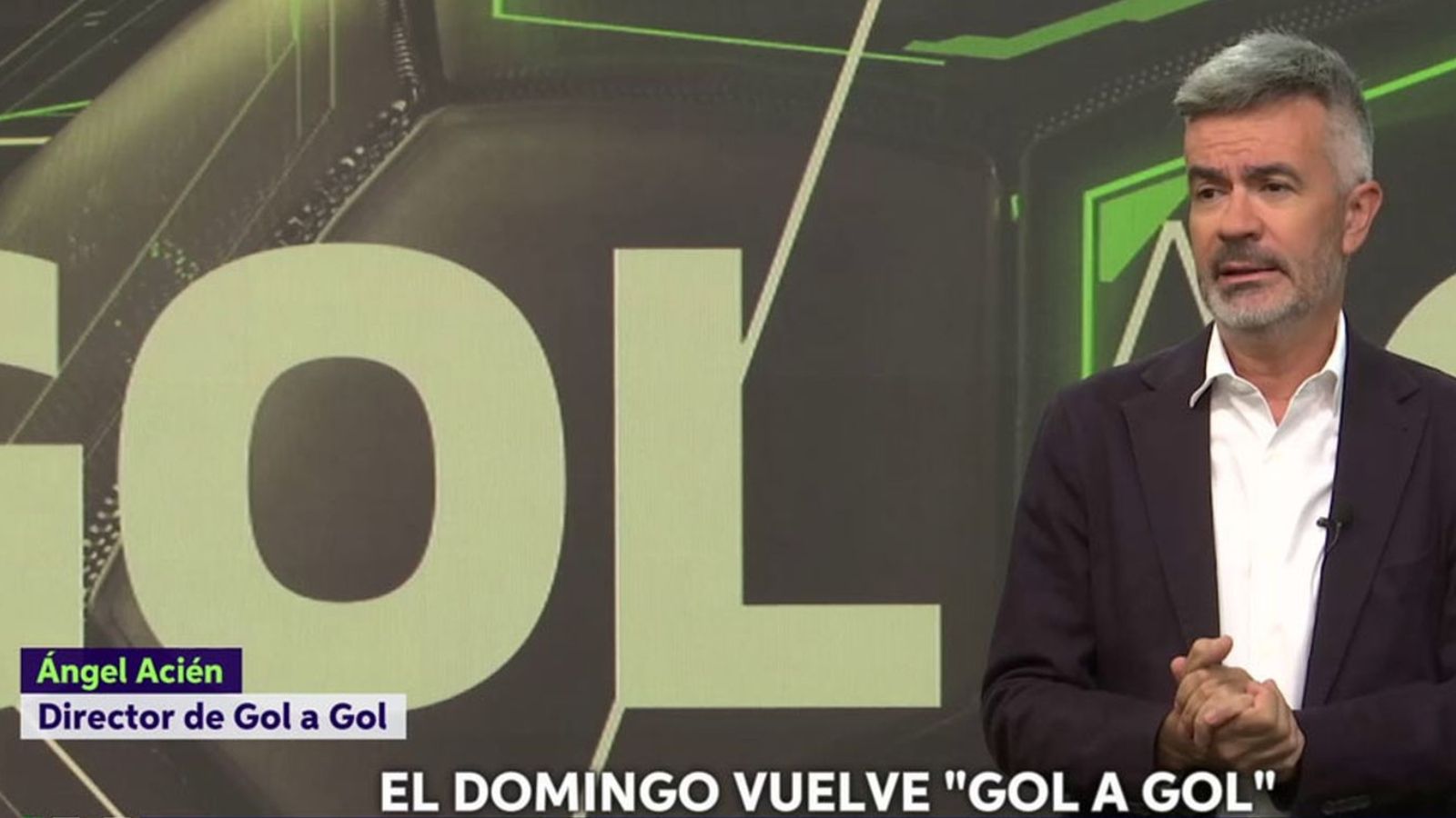 Ángel Acién presenta "Gol a gol"