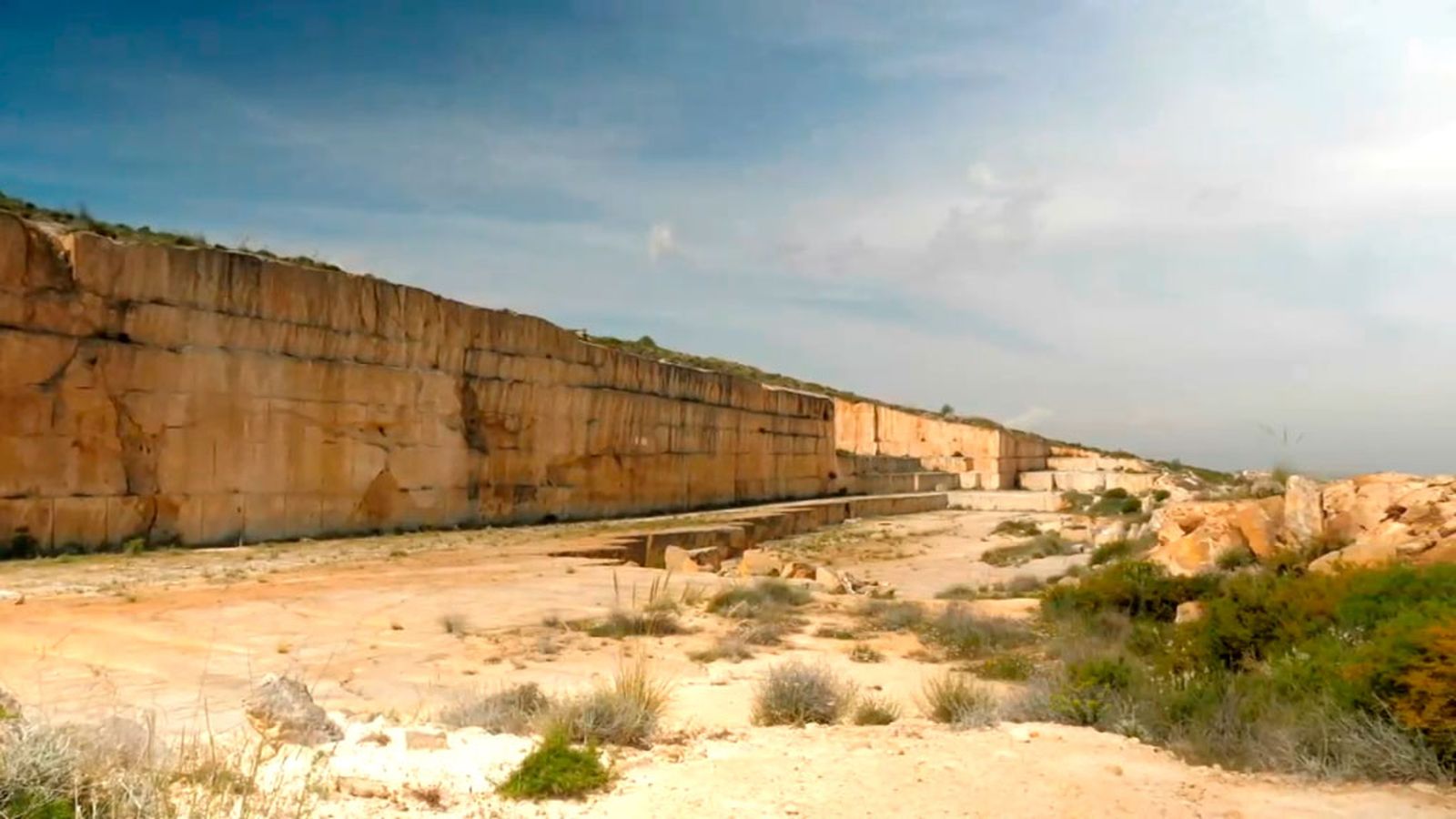 De la cantera de Santa Pudia salieron las piedras para la construcción de los monumentos de Granada