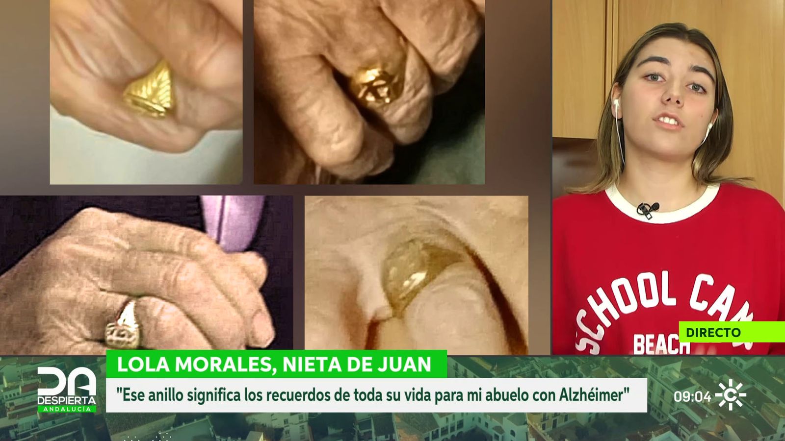 Lola Morales pide ayuda para encontrar el anillo de su abuelo