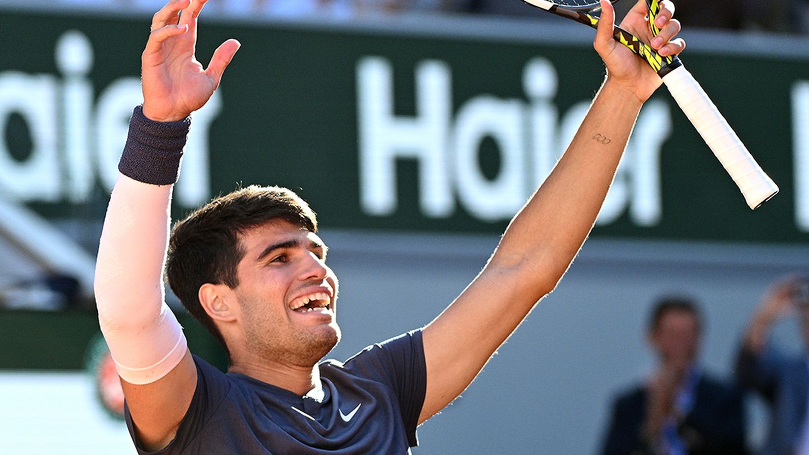 Carlos Alcaraz en Rolland Garros
