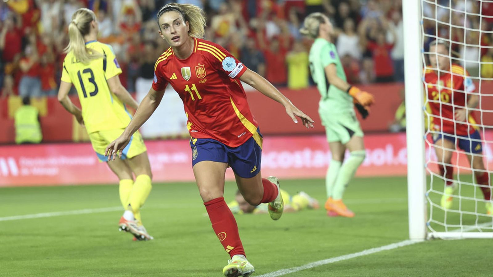 Alexia Putellas España Suecia en Málaga