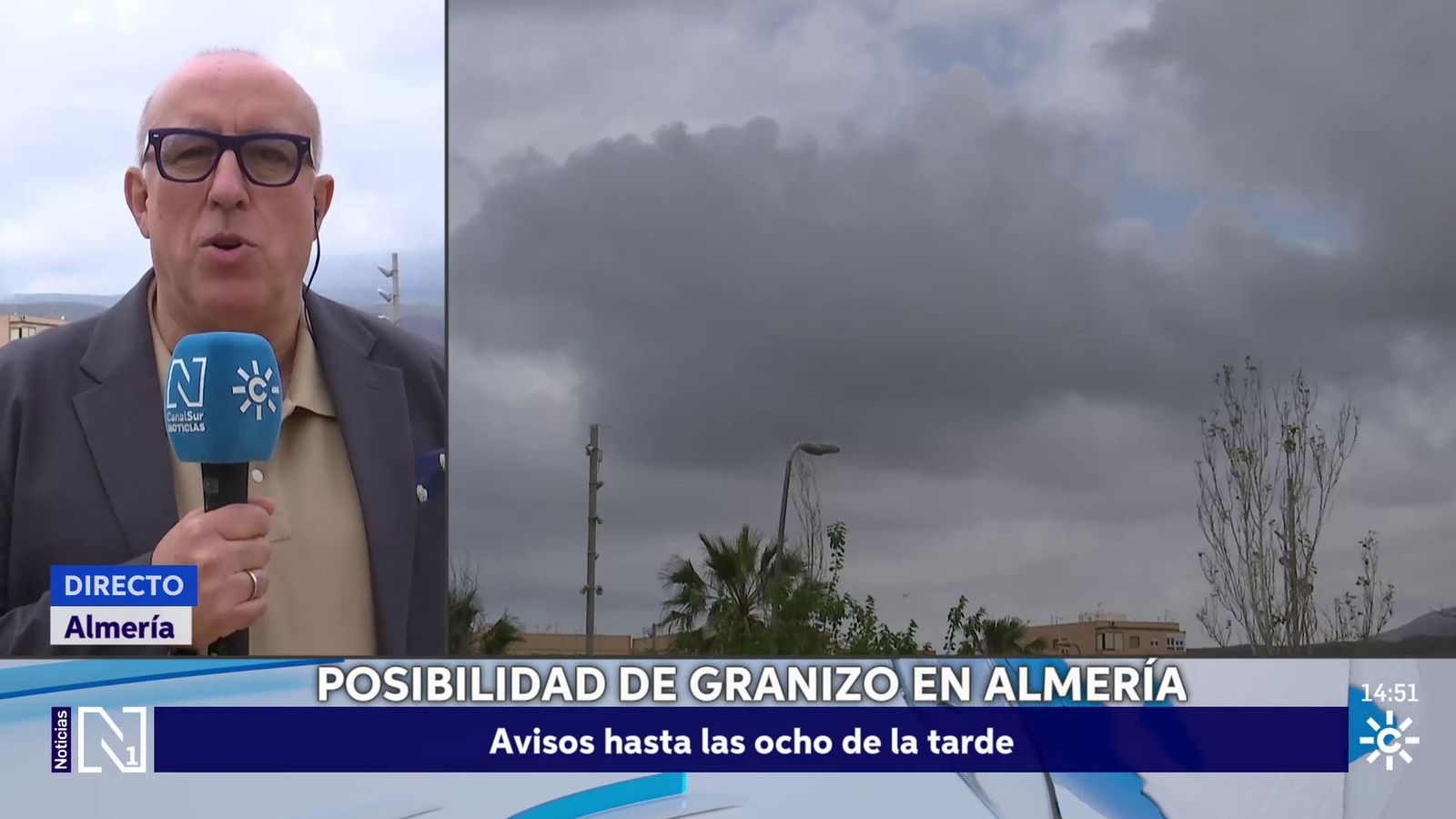 Riesgo de tormentas y granizo en provincias orientales