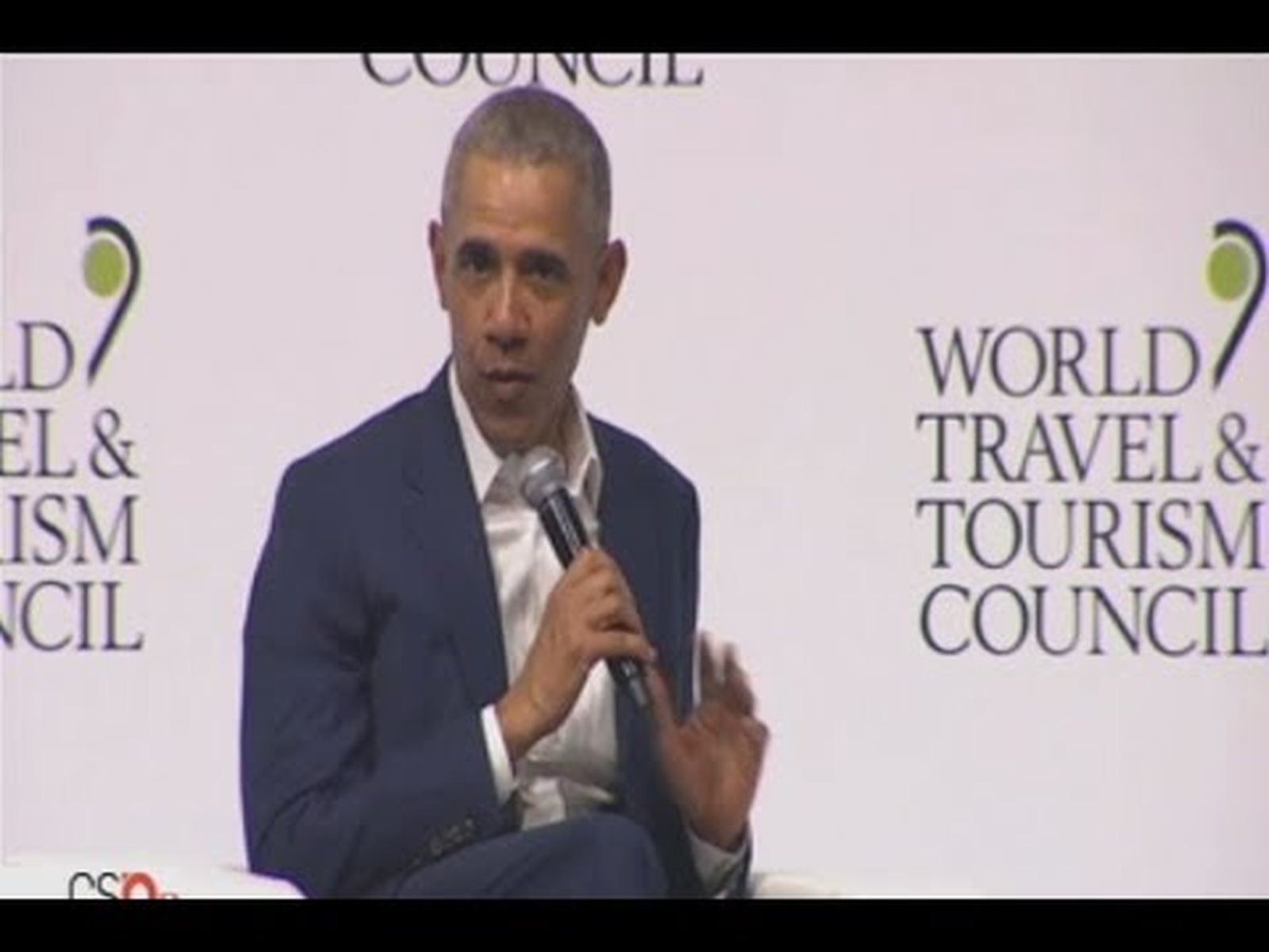 Barack Obama en la Cumbre Mundial de Viajes y Turismo de Sevilla