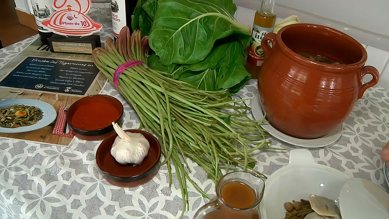 Las tagarninas, las estrellas de la cocina en Chiclana