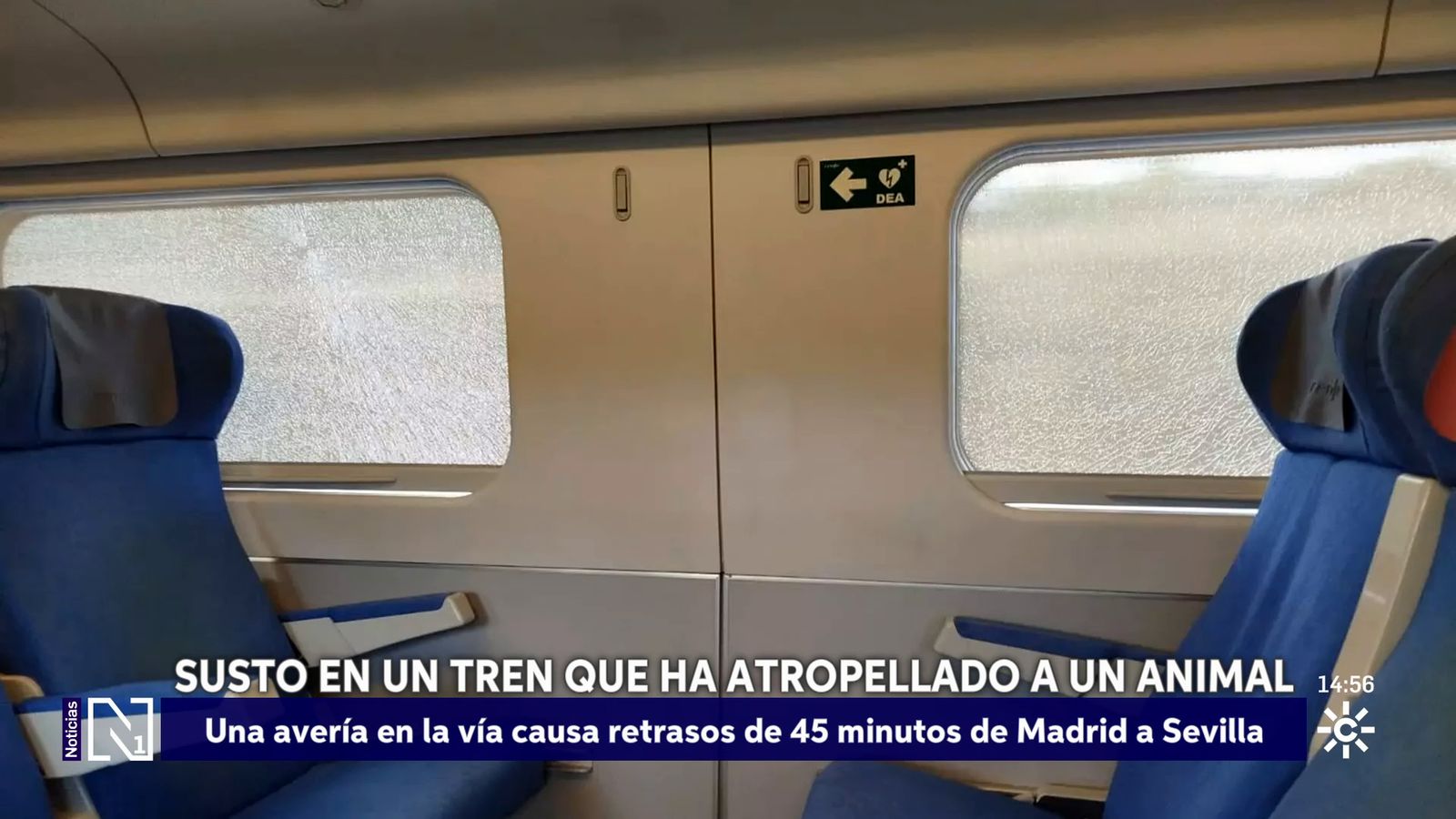 Susto en la Alta velocidad