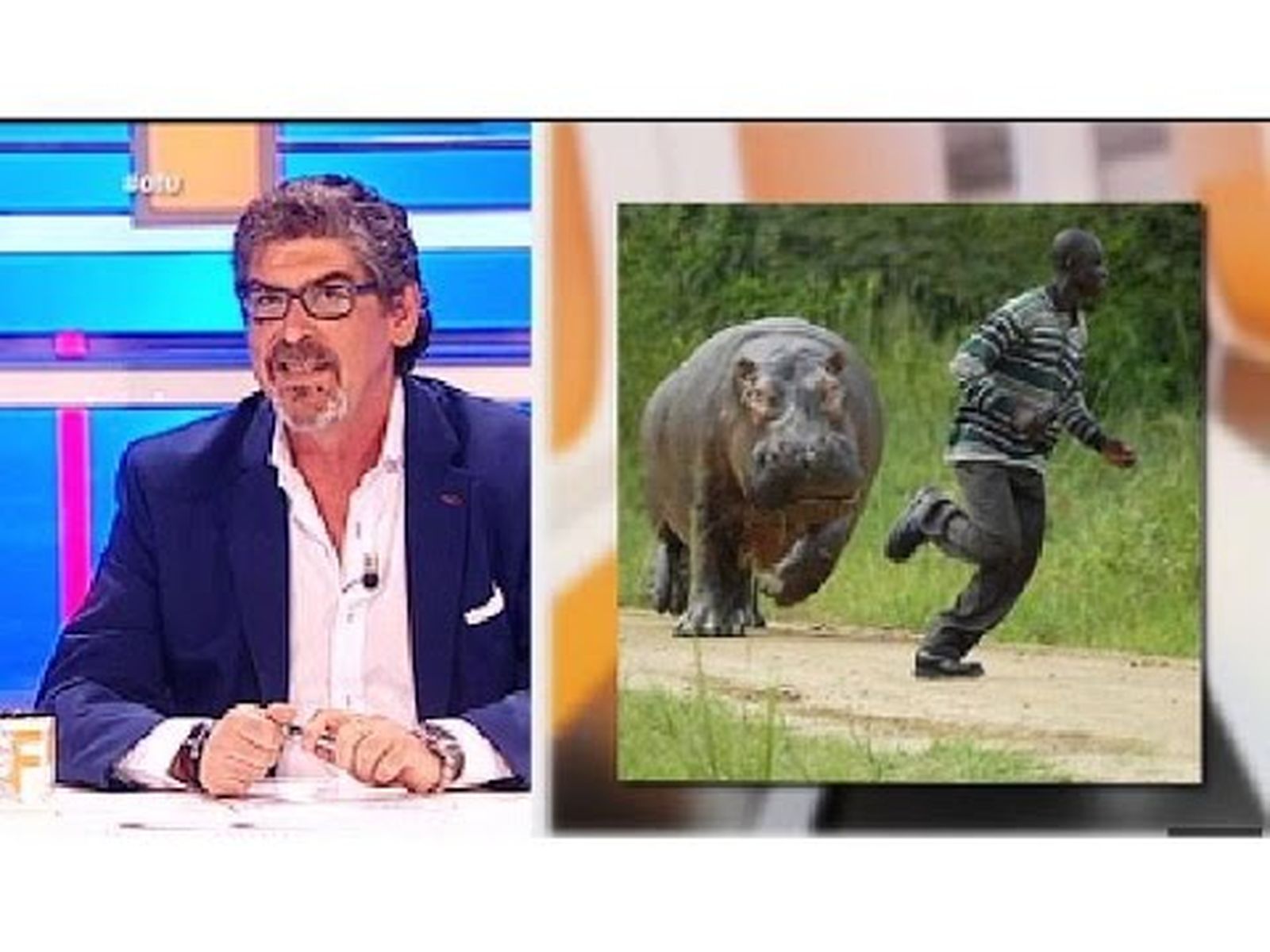 Los sanfermines en África: el chiste de El Yuyu