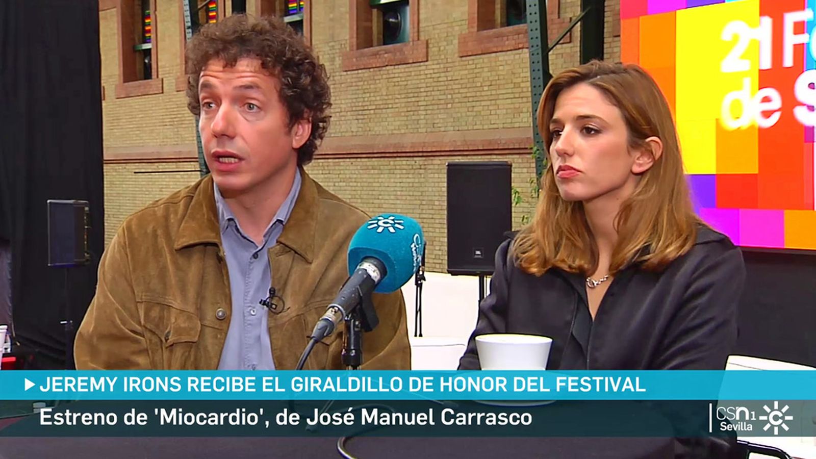 Jeremy Irons recibe el Giraldillo de Honor del Festival de Sevilla